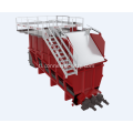 Rendering equipment of raw material silo